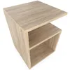 STIV Möbel | Nachttisch 30x32x41 cm Eiche Sonoma | Offene Produktbild-Vorschau 3