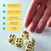 Augenwürfel -Standard Spielwürfel aus PVC -16 mm- 12 Stück Produktbild-Vorschau 3