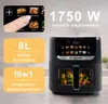 Frytkownica na gorące powietrze beztłuszczowa Airfryer Podgląd zdjęcia produktu 2