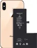 A gold iPhone XS is shown next to a black replacement battery for the iPhone XS. Náhled obrázku produktu