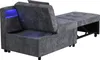 Sweiko Lit rembourré Canapé-lit 3 en 1 Canapé-lit Voir les images du produit 17