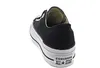 A black Converse platform sneaker is shown from the back on a white background. Voir les images du produit