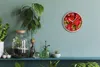 Holzuhr 25fi cm wanduhr - weiße Spitzen - Erdbeeren Produktbild-Vorschau 2