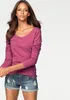 VIVANCE Langarmshirt beere, navy Größe 36/38 Produktbild-Vorschau 2