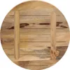 Design Tischplatte Ø 50x1,5 cm Rund Raues Massives Produktbild-Vorschau 5
