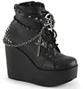 POISON-101 DemoniaCult Bottines à plateforme pour femmes Voir les images du produit 2