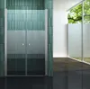 A modern bathroom with a glass shower door. Produktbild-Vorschau