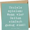 Mr. & Mrs. Panda Grußkarte Spruch Ukulele Freude - Produktbild-Vorschau 1