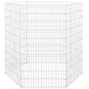 vidaXL Freilaufgehege 6-teilig 54x100 cm Verzinktes Eisen Produktbild-Vorschau 4