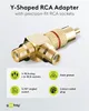 Goobay 11388 Adaptateur RCA en Y, mâle vers 2x femelles, Voir les images du produit 2