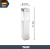 MeLiTec 3er-Set Solar-Gartenleuchte SO27, Edelstahl matt Produktbild-Vorschau 5