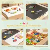 COSTWAY Set di sedute per bambini in legno a 3 pezzi, Anteprima dell’immagine prodotto 5