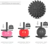 Igelball Massageball Reflexzonen Massage Selbstmassage soft Produktbild-Vorschau 3