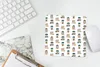 MuchoWow® Mauspad Mousepad Haus - Muster - Farben 20x20 cm Produktbild-Vorschau 5