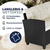 CASARIA® Lounge Angolare Divano in Polyrattan Tavolo Pranzo Anteprima dell’immagine prodotto 3