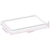 vidaXL Planche à découper 40x30x1,5 cm bambou Voir les images du produit 3