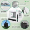 VOUNOT® Pavillon 3x3m, Wasserdichter Faltpavillon, Faltbar Produktbild-Vorschau 5