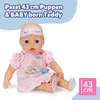 BABY born Nachthemd mit Schlafmaske und Pantoffeln für 43cm Produktbild-Vorschau 4