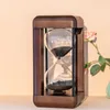 Sanduhr, Sanduhr 60 Minuten, Sanduhr aus Nussbaumholz - als Produktbild-Vorschau 5
