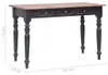 vidaXL Bureau met 3 lades, 117x57x75 cm, massief Productafbeelding-voorbeeld 6