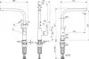 Keukenmengkraan GUSTO, L-boog, uitlooplengte 232mm, chroom Productafbeelding-voorbeeld 2