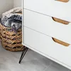 4x Tischbein Hairpin Metall Tischbeine Möbelfüße Schwarz Produktbild-Vorschau 3
