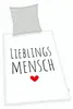 HERDING HOME - "Lieblingsmensch" Bettwäsche, 80x80 cm + Produktbild-Vorschau 3