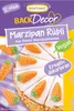 A package of marzipan carrot decorations on a cake. Produktbild-Vorschau