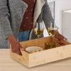 Relaxdays Couchbar, bambù, 2 vassoi porta snack, Anteprima dell’immagine prodotto 3