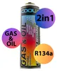 Cool5 2x 2-in-1 Klimaanlagen-Kältemittel-Set, R134a-Ersatz Produktbild-Vorschau 3