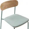 CALICOSY - Lot de 2 chaises en tissu avec pieds en métal Voir les images du produit 7