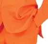 Carnevale Eroe Arancione Tuta Cravatta Pantaloni Costume Anteprima dell’immagine prodotto 4