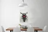 MuchoWow® Poster Rotes Motorrad auf weißem Hintergrund Produktbild-Vorschau 2