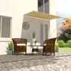 zatahovací markýza vidaXL 200×150 cm žlutá a bílá Náhled obrázku produktu 2