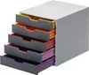 Odolný zásuvkový box VARICOLOR 5 priehradiek štítky Náhľad obrázku produktu 3