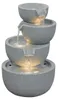 dobar Gartenbrunnen "Rama" 4-stufig mit LED Beleuchtung Produktbild-Vorschau 8