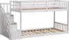 Lits superposés pour enfants 190x90cm blanc CELESTINE Voir les images du produit 1