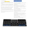 8-kanałowy tester akumulatorów 18650 2,4-calowy wyświetlacz Podgląd zdjęcia produktu 7