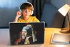 MuchoWow® Laptop Aufkleber Sticker Cover Das Mädchen mit Produktbild-Vorschau 3
