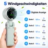 3600mAh Tragbar Nackenventilator 180° Hals Ventilator USB Produktbild-Vorschau 3