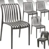tectake® Gartenstühle Alcudia, wetterfest, stapelbar Produktbild-Vorschau 10