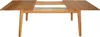 A wooden dining table with extendable leaves. Produktbild-Vorschau