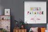 MuchoWow® Wandteppich Wandbehang Flamingo - Sommer - Rosa Produktbild-Vorschau 5