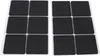 12pcs Schwarz NOn slip Selbstklebende Bodenschützer Möbel Produktbild-Vorschau 2