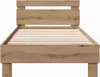 vidaXL Artisan dubový rám postele 203 x 95 x 70 cm materiál Náhled obrázku produktu 4