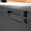 A close-up view of a black outdoor storage container lid with a handle. Anteprima dell’immagine prodotto