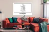 MuchoWow® Poster Schwarz und weiß - Deutschland - Karte - Produktbild-Vorschau 2