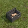 QLS Wetterfestes Katzenhaus aus Styropor – 60x40 cm Produktbild-Vorschau 2