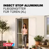 tesa® Fliegengitter Alu Comfort XL für Türen weiß 1,2x2,4 m Produktbild-Vorschau 7