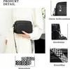 GSenhui Crossbody Bag Dámská kožená taška přes rameno černá Náhled obrázku produktu 6